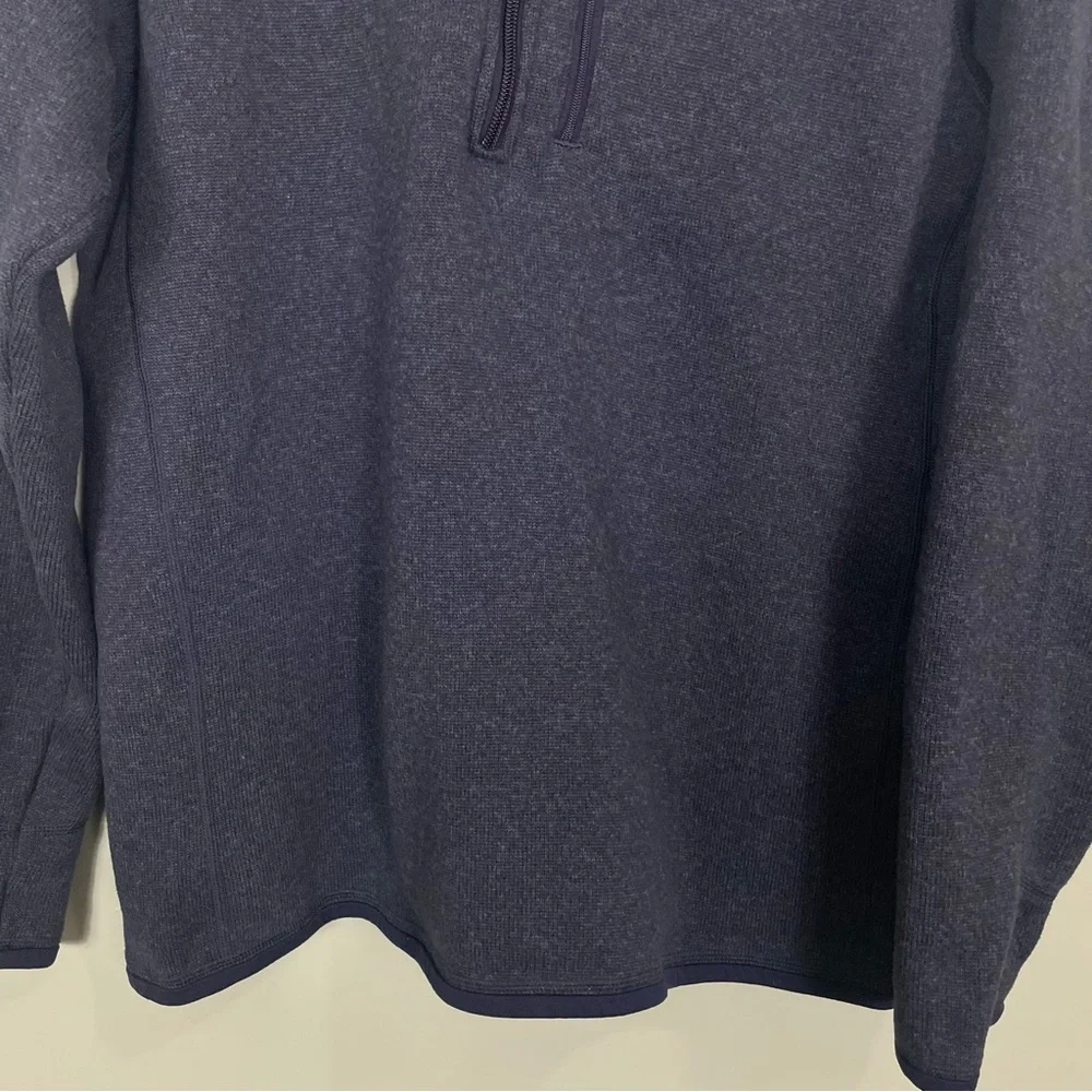Patagonia Men’s Better Sweater 1/4‎ Half Zip Up Navy Blue Size Large Fleece
